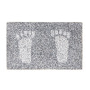 Коврик для ванной FOOTPRINT 40x60 см, хлопок, графитовый (Индия)